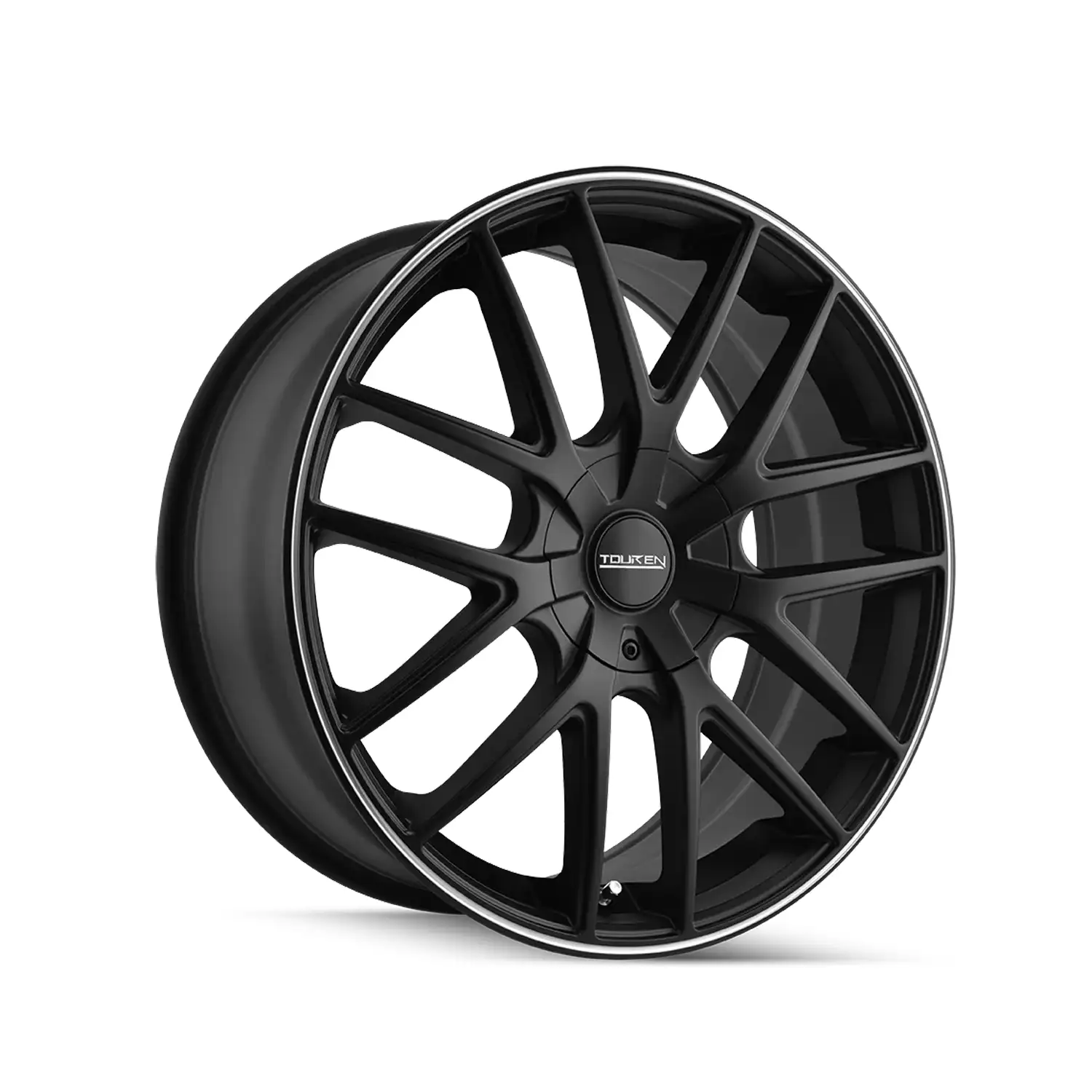 Touren Tr60-3260 16X7 5X112_5X120 42Et 72.62Cb Matte Black_Machined Ring